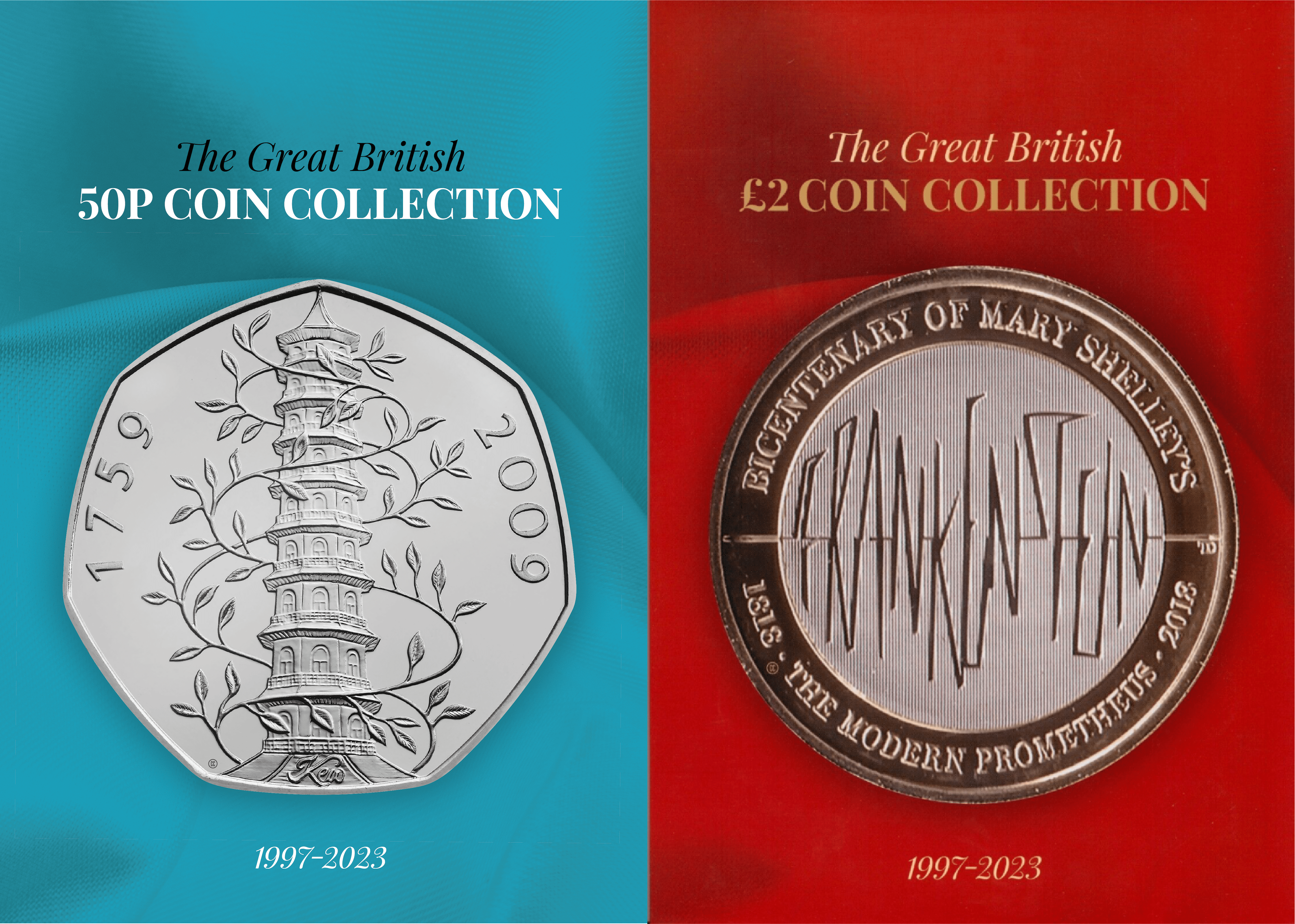 Professional Coin Collection Book Review + UK £2, 50p & US State Quarters Coin  Collection 