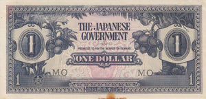 ONE DOLLAR JAPANESE GOVERNMENT JAPANESE BANKNOTE REF 208 - WORLD BANKNOTES - Cambridgeshire Coins