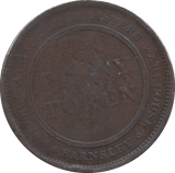 ONE PENNY TOKEN BARNSLEY REF A10 - Token - Cambridgeshire Coins