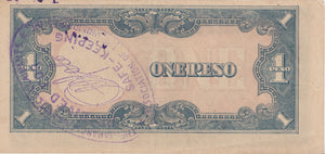 ONE PESO WWII JAPANESE OCCUPATION OF PHILIPPINES BANKNOTE REF 847 - World Banknotes - Cambridgeshire Coins