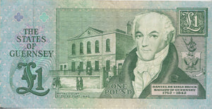ONE POUND BANK OF GUERNSEY REF 1338 - World Banknotes - Cambridgeshire Coins