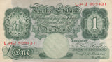 ONE POUND BANKNOTE BEALE REF £1-10 - £1 BANKNOTE - Cambridgeshire Coins