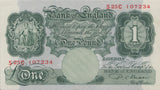 ONE POUND BANKNOTE BEALE REF £1-25 - £1 BANKNOTE - Cambridgeshire Coins