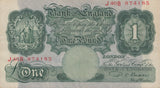 ONE POUND BANKNOTE BEALE REF £1-38 - £1 BANKNOTE - Cambridgeshire Coins