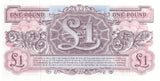 ONE POUND BANKNOTE BRITISH MILITARY FORCES REF 1150 - World Banknotes - Cambridgeshire Coins