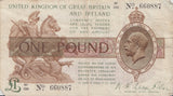 ONE POUND BANKNOTE FISHER REF £1-93 - £1 BANKNOTE - Cambridgeshire Coins