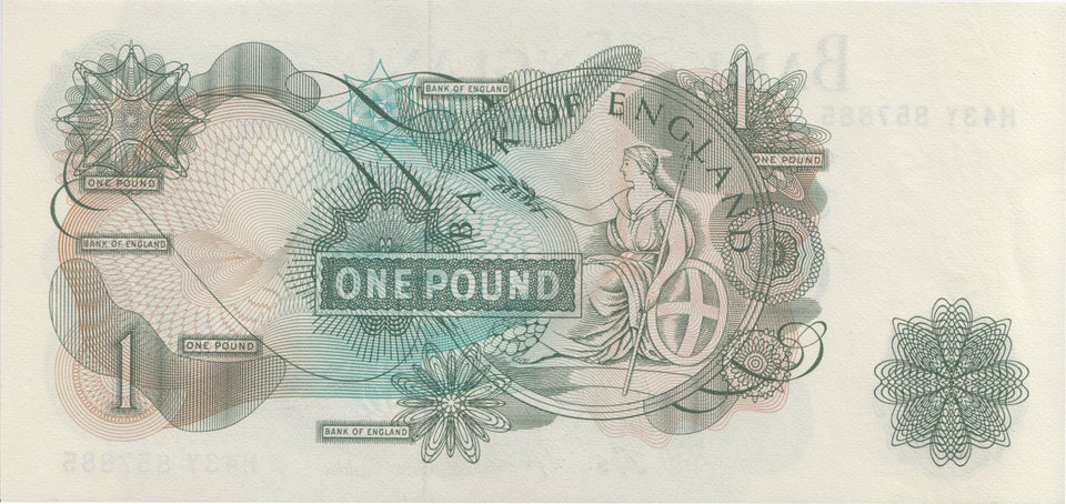 ONE POUND BANKNOTE FORDE REF £1-47 - £1 BANKNOTE - Cambridgeshire Coins