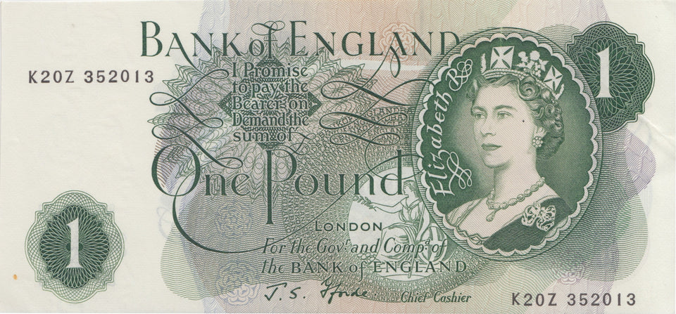 ONE POUND BANKNOTE FORDE REF £1-48 - £1 BANKNOTE - Cambridgeshire Coins