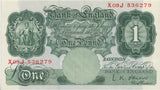 ONE POUND BANKNOTE O'BRIEN REF £1-101 - £1 BANKNOTE - Cambridgeshire Coins