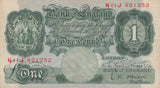 ONE POUND BANKNOTE O'BRIEN REF £1-46 - £1 BANKNOTE - Cambridgeshire Coins