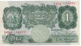 ONE POUND BANKNOTE O'BRIEN REF £1-8 - £1 BANKNOTE - Cambridgeshire Coins