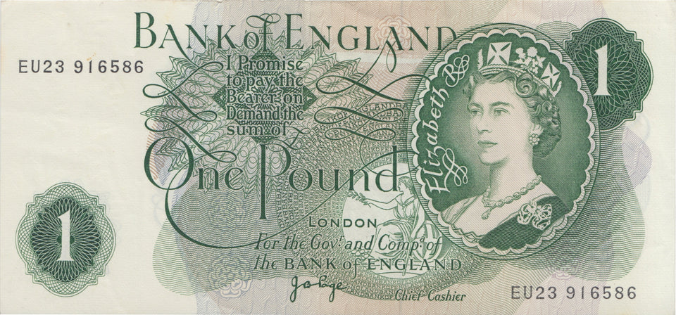 ONE POUND BANKNOTE PAGE REF £1-50 - £1 BANKNOTE - Cambridgeshire Coins