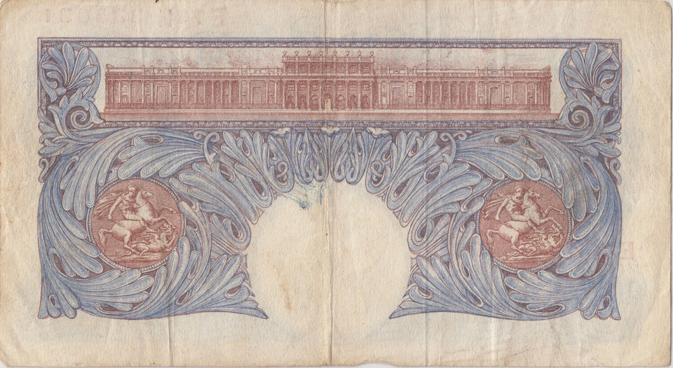 ONE POUND BANKNOTE PEPPIATT REF £1-80 - £1 BANKNOTE - Cambridgeshire Coins