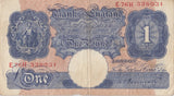 ONE POUND BANKNOTE PEPPIATT REF £1-80 - £1 BANKNOTE - Cambridgeshire Coins