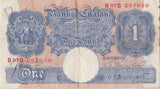ONE POUND BANKNOTE PEPPIATT REF £1-84 - £1 BANKNOTE - Cambridgeshire Coins