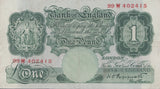 ONE POUND BANKNOTE PEPPIATT REF £1-90 - £1 BANKNOTE - Cambridgeshire Coins