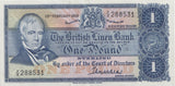 ONE POUND BANKNOTE REF SCOT-37 - 10 Shillings Banknotes - Cambridgeshire Coins