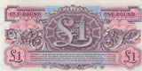 ONE POUND BRITISH ARMED FORCES ENGLISH BANKNOTE REF 180 - WORLD BANKNOTES - Cambridgeshire Coins