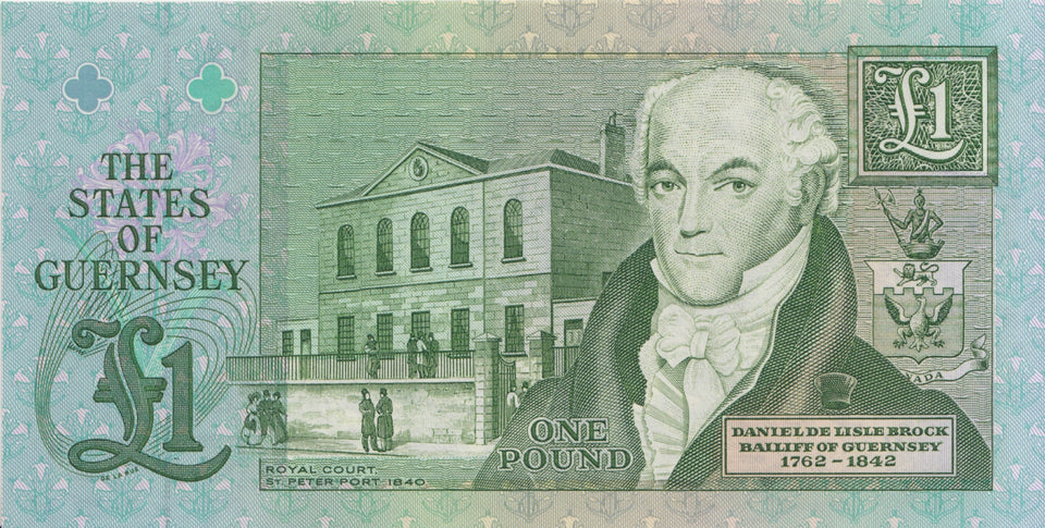 ONE POUND GUERNSEY BANKNOTE REF 1499 - £1 BANKNOTE - Cambridgeshire Coins