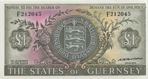 ONE POUND GUERNSEY BANKNOTE REF 1504 - World Banknotes - Cambridgeshire Coins