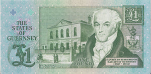 ONE POUND GUERNSEY BANKNOTE REF 1509 - World Banknotes - Cambridgeshire Coins