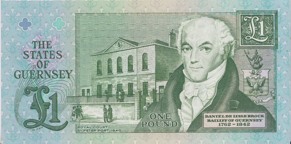 ONE POUND GUERNSEY BANKNOTE REF 1509 - World Banknotes - Cambridgeshire Coins