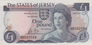 ONE POUND JERSEY BANKNOTE REF 1397 - World Banknotes - Cambridgeshire Coins
