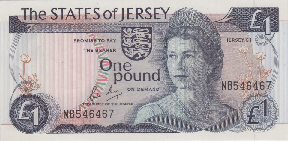 ONE POUND JERSEY BANKNOTE REF 1398 - World Banknotes - Cambridgeshire Coins
