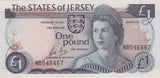 ONE POUND JERSEY BANKNOTE REF 1398 - World Banknotes - Cambridgeshire Coins