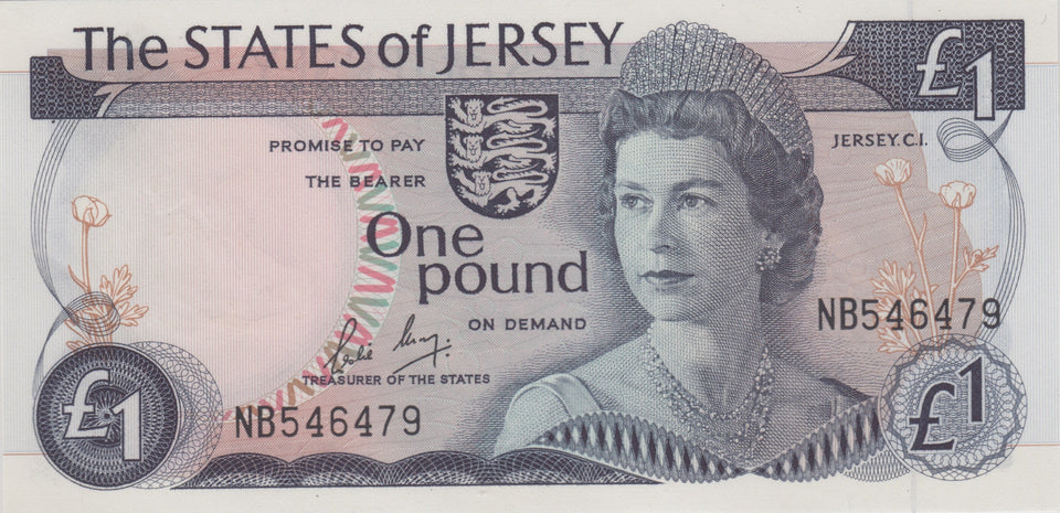 ONE POUND JERSEY BANKNOTE REF 1399 - World Banknotes - Cambridgeshire Coins