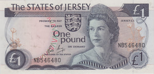 ONE POUND JERSEY BANKNOTE REF 1400 - World Banknotes - Cambridgeshire Coins