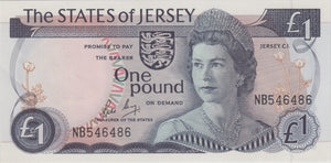 ONE POUND JERSEY BANKNOTE REF 1402 - World Banknotes - Cambridgeshire Coins