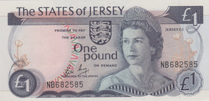 ONE POUND JERSEY BANKNOTE REF 1403 - World Banknotes - Cambridgeshire Coins