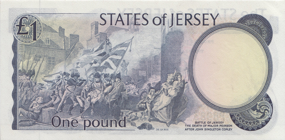 ONE POUND JERSEY BANKNOTE REF 1495 - £1 BANKNOTE - Cambridgeshire Coins