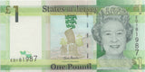 ONE POUND JERSEY BANKNOTE REF 1496 - £1 BANKNOTE - Cambridgeshire Coins