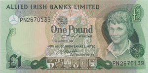 ONE POUND NORTHERN IRELAND BANKNOTE REF IRE-13 - Irish Banknotes - Cambridgeshire Coins