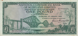 ONE POUND SCOTTISH BANKNOTE REF SCOT-11 - SCOTTISH BANKNOTES - Cambridgeshire Coins
