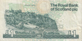 ONE POUND SCOTTISH BANKNOTE REF SCOT-27 - SCOTTISH BANKNOTES - Cambridgeshire Coins