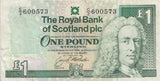 ONE POUND SCOTTISH BANKNOTE REF SCOT-27 - SCOTTISH BANKNOTES - Cambridgeshire Coins