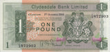 ONE POUND SCOTTISH BANKNOTE REF SCOT-38 - SCOTTISH BANKNOTES - Cambridgeshire Coins