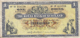 ONE POUND SCOTTISH BANKNOTE REF SCOT-57 - SCOTTISH BANKNOTES - Cambridgeshire Coins
