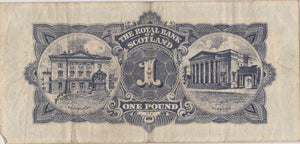 ONE POUND SCOTTISH BANKNOTE REF SCOT-6 - SCOTTISH BANKNOTES - Cambridgeshire Coins