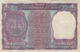 ONE RUPEE GOVERNMENT OF INDIA INDIA BANKNOTE REF 185 - WORLD BANKNOTES - Cambridgeshire Coins