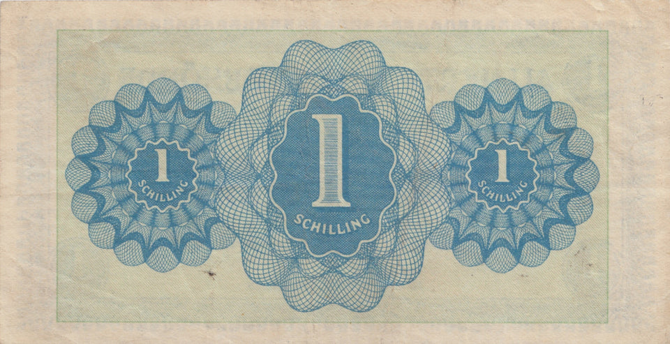 ONE SCHILLINGS AUSTRIA BANKNOTE REF 1510 - World Banknotes - Cambridgeshire Coins