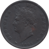 1825 PENNY ( VF ) 1 - Penny - Cambridgeshire Coins
