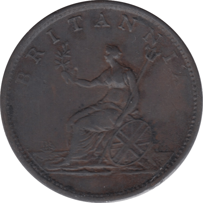 1806 HALFPENNY ( VF ) 1