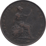 1854 HALFPENNY ( VF ) 1 - Halfpenny - Cambridgeshire Coins