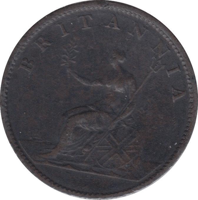 1807 HALFPENNY ( FINE )