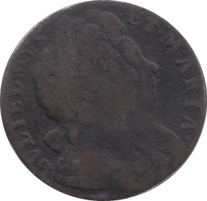 1694 HALFPENNY ( FINE )