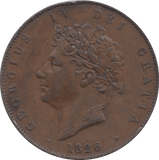 1826 HALFPENNY ( GVF ) 1 - Halfpenny - Cambridgeshire Coins